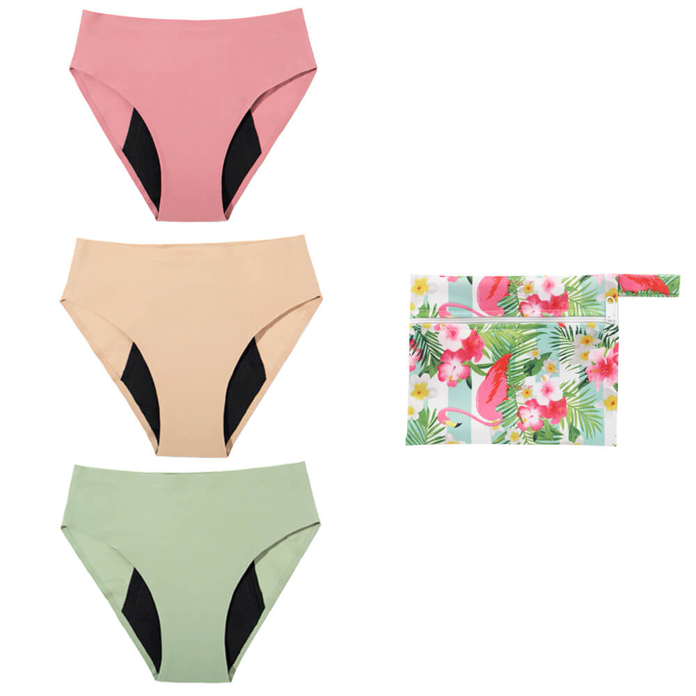 Pack of 3 ANNA Period Panties (+ 1 FREE Dry Bag!) – Oduho
